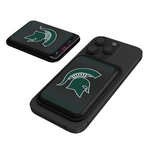 Keyscaper NCAA Linen Black Magnetic Credit Card Wallet - 1 of 3
