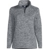 Lands' End Women's Sweater Fleece Quarter Zip Pullover - 3 of 4