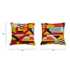 TopComfy Support Pillow La Broderie Embroidered Throw Pillow with Feather Down Insert for Cozy Decor, Multicolored, 18"*18"*5" - 3 of 4