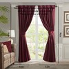 PAGED Pleat Curtain Panel with Tieback,Blackout Curtains with Rod Pocket & Back Tabs,Window Curtains for Living Room,Bedroom - 3 of 4