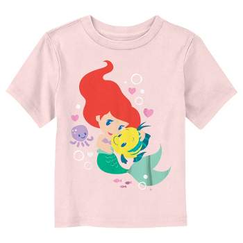 Toddler's The Little Mermaid Ariel Flounder Hug T-Shirt