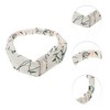 Unique Bargains Women's Fashion Chrysanthemum Pattern Cross Elastic Hairband 1 Pc - 2 of 4
