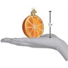 Old World Christmas Glass Blown Ornament for Christmas Tree, Orange - 3 of 4