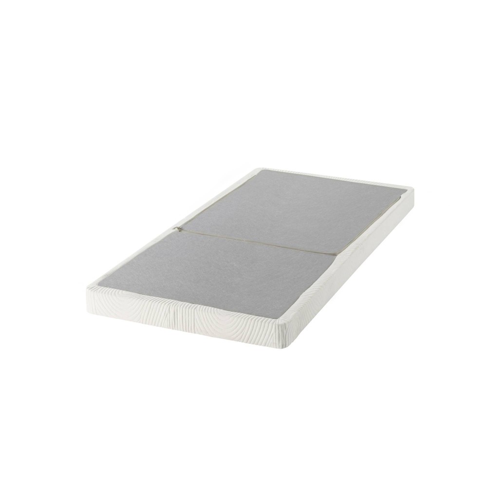 Photos - Mattress Cover / Pad Zinus Twin 4'' No Assembly Metal Box Spring - : BiFold, Heavy Gauge Steel, 5-Year Warranty 