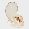 Faux Leather Initial Travel Jewelry Organizer - A New Day™ - 2 of 2
