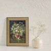 9" x 11" Flower Vase Antique Wall Art Copper - Petal Lane: Vintage Canvas, Gold Frame, Botanical Digital Art, Sawtooth Back Mount - 2 of 3