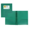 2 Pocket Plastic Folder with Prongs - up&up™ - 3 of 3