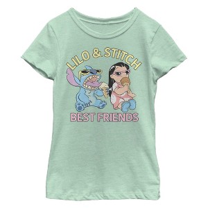 Girl's Lilo & Stitch Best Friends T-Shirt - 1 of 4