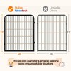 Yaheetech 2 Panels Dog Playpen Metal Pet Playpen, Black - 4 of 4