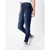 Women's High Rise 4-button Super Skinny Distressed Jean - KanCan - 2 of 4