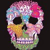 Men's Design By Humans mushrooms scull By ircadelik T-Shirt - 2 of 4