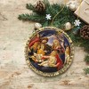 Madonna and Child Famous Botticelli Art Painting Ornament of the Renaissance Medici Family and Nativity| OrnamentallyYou - 4 of 4