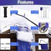 5 Star Super Deals Roof Snow Removal Rake Shovel Tool - 21.65 ft Extendable Aluminum Telescopic Pole with Wheels & 15' Oxford Snow Slide - For Snow - 2 of 4