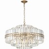 Crystorama Lighting Hayes 16 - Light Chandelier in  Aged Brass - 3 of 4