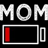 Men's Design By Humans Mom Low Battery Alert By shirtpublic Tank Top - 2 of 2