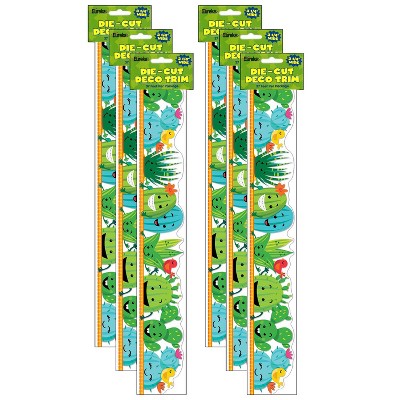 Eureka® A Sharp Bunch Line-Up Deco Trim® Extra Wide Die Cut, 37 Feet Per Pack, 6 Packs