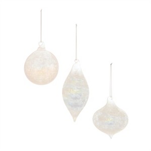 Iridescent Cloudy Glass Ornament (Set of 6) - 1 of 4