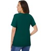 Woman Within Plus Size Ruffle Tee - 3 of 4