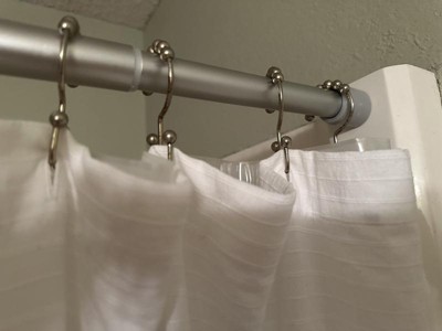 86 Rustproof Basic Tension Aluminum Shower Curtain Rod - Made By Design™ :  Target