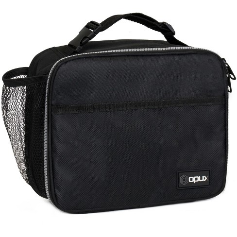 Lunch Box for Men Women, Insulated Reusable Portable Lunchbox - Adults  Small Lunch Bag for Office Work(Black)