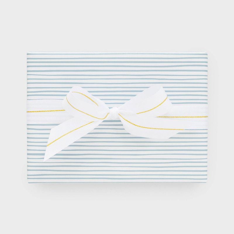 Striped Wrapping Paper Slate Blue/White - Sugar Paper&#8482; + Target, 1 of 8