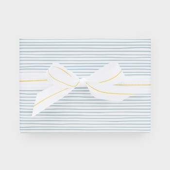 Striped Wrapping Paper Slate Blue/White - Sugar Paper™ + Target