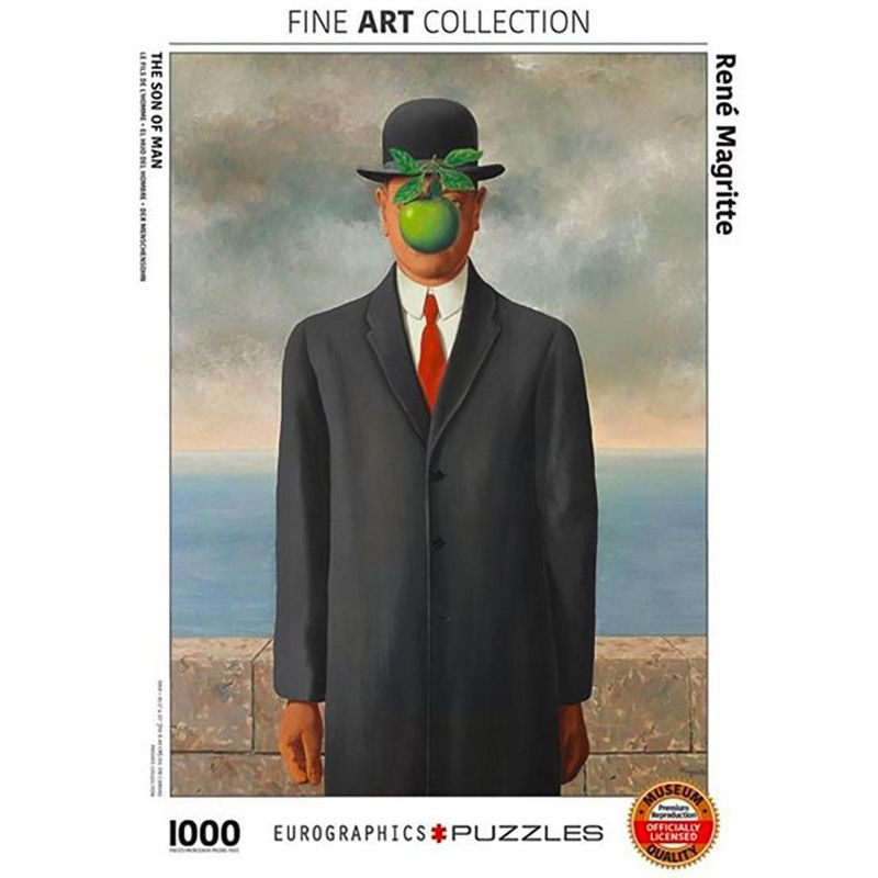 Eurographics Inc. Son of Man by Rene Magritte 1000 Piece Jigsaw Puzzle, 1 of 6