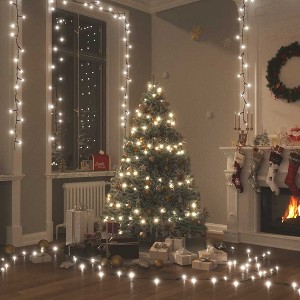 Aghana Digitals 49.2ft Cool White LED String Lights with 8 Modes, Indoor/Outdoor PVC Copper - 1 of 4