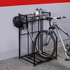 Birdrock Home 2 Bike Stand Rack With Storage : Target