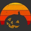 Men's Design By Humans Vintage Retro Sunset Halloween Pumpkin I By lemonpepper T-Shirt - 2 of 4