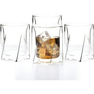 LEMONSODA Double Wall Whiskey Glasses - Set of 4 - 10oz - 1 of 4