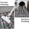 homfan Area Rug Retro Boho Mottled Flowers Rug Durable Non-Shedding Low Pile Washable Carpet for Living Room Bedroom - 4 of 4