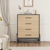 7-Drawer Dresser for Bedroom, 52" Wide Freestanding Wooden Chest, Closet Storage Organizer for Living Room, Hallway, or Entryway - 2 of 4