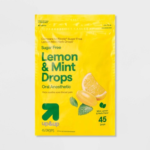 Sugar Free Lemon Mint Herb Drops - 45ct - Up&up™ : Target