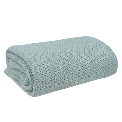 Living Textiles|Organic Celullar Blanket - Sage
