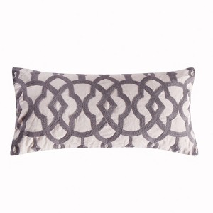 Bondi Embroidered Decorative Pillow - Levtex Home - 1 of 3