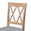 Lyngins Dining Room Chairs Set of 2,Accent Diner Chairs Upholstered Armless Chair with Solid Wood Legs for Living Room,Kitchen,Bedroom - 4 of 4