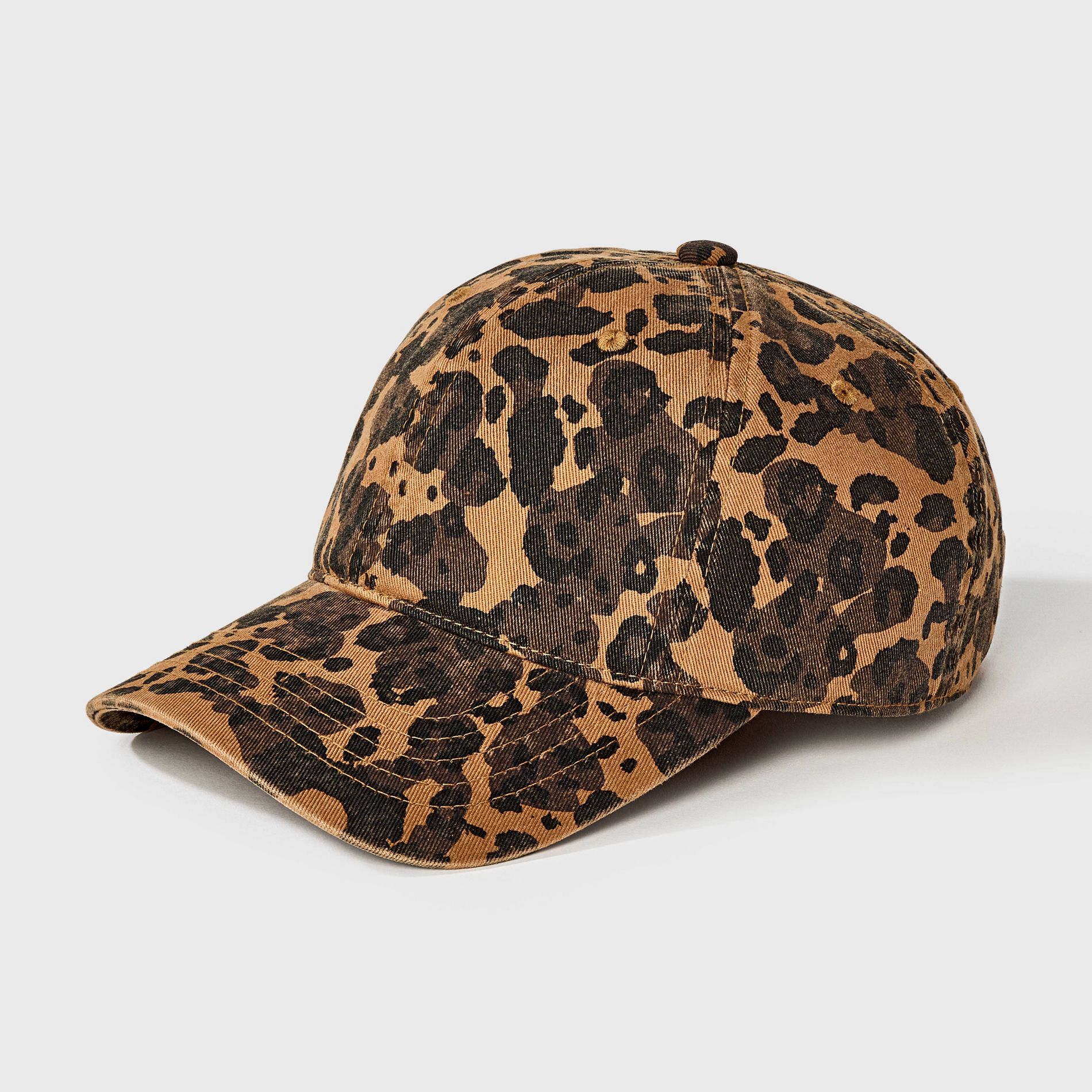 Cotton Twill Leopard Print Baseball Hat - Universal Thread™