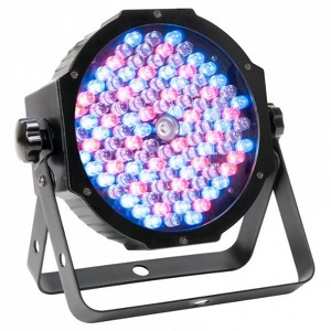 American DJ Mega Par Profile Plus Bright RGB and UV LED Wash Effect Lights with 32 Built in Shows and Scissor Yoke for Truss Mounting - 1 of 4