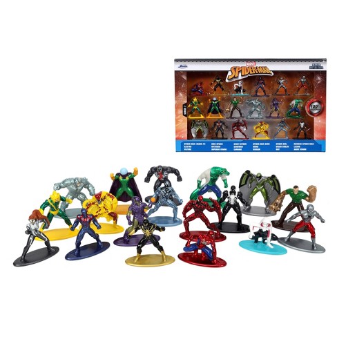 Marvel Spiderman New Figures Toys Die Cast Metal Mini Figures 