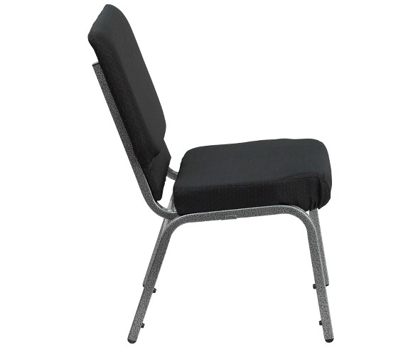 Riverstone Furniture Collection Fabric Church Chair Black