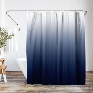 Americanflat 71x74 Ombre Pattern Shower Curtain - Water Resistant Shower Curtain - Polyester Fabric - 1 of 4