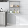 Stainless Steel Overshelf Shelves for Work & Prep Table, 2 Tier Double Deck Overshelf with Adjustable Shelf, Commercial Countertop Shelf - 2 of 4