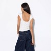Women's Mini Cap Sleeve Daisy Textured Knit Top - Wild Fable™ - 2 of 3