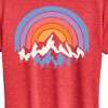 Women's - Instant Message - Sunset Mountains Short Sleeve Graphic T-Shirt - 2 of 4
