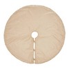 Yuletide Burlap Tan Tree Skirt 48 VHC Brands - 2 of 4