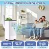 Acekool 8,000 BTU Portable Air Conditioner – 3-in-1 AC/Dehumidifier/Fan, Cools 350 sq ft, Quiet Sleep Mode, Remote Control & Window Kit - 2 of 4