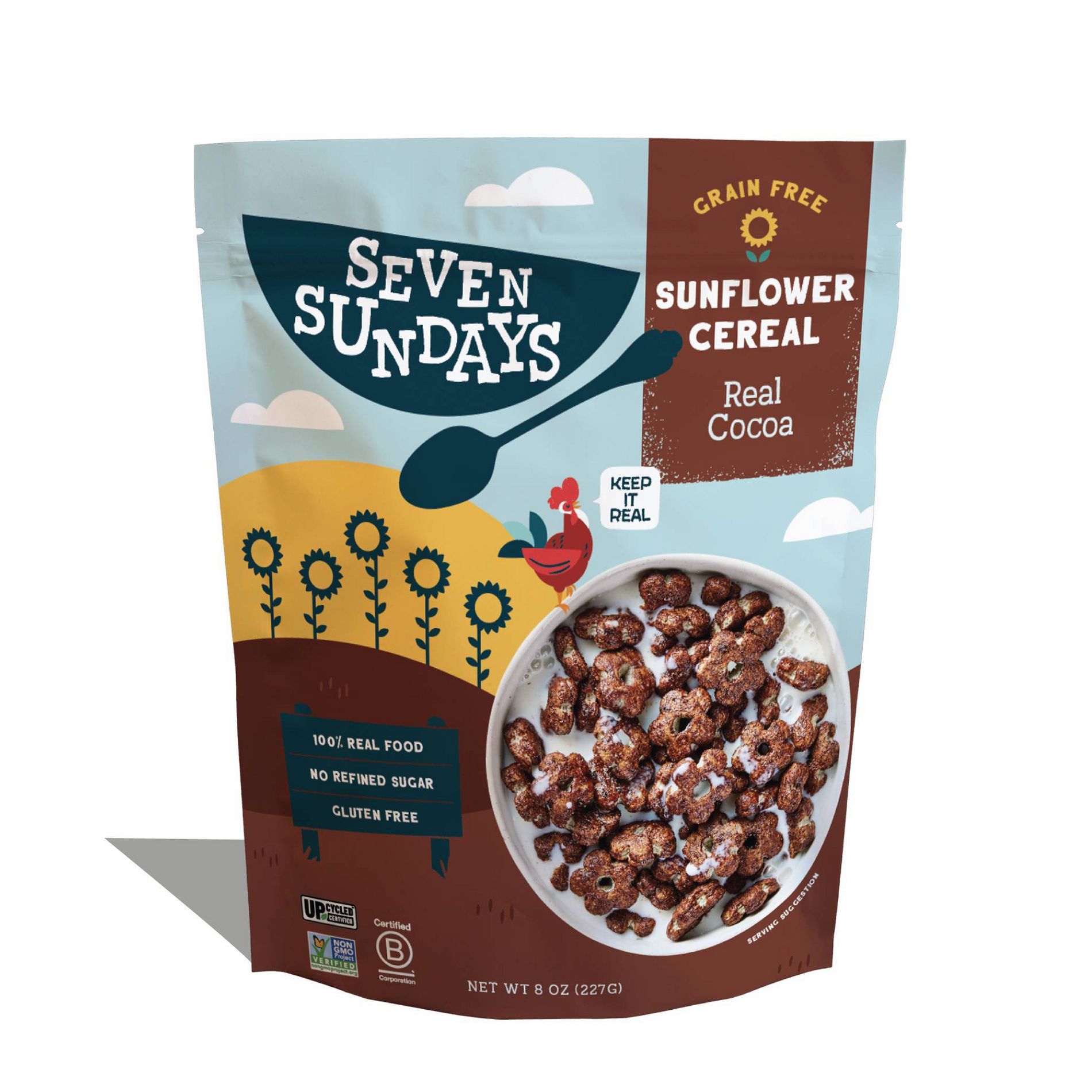 Seven Sundays Real Cocoa Sunflower Gluten Free Breakfast Cereal - 8oz