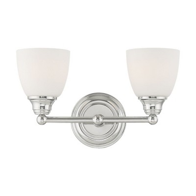 Livex Lighting Somerville 2 - Light Vanity in  Polished Chrome