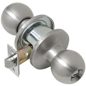 Tell Empire Satin Stainless Steel Privacy Lockset 1-3/4 in. - 1 of 1